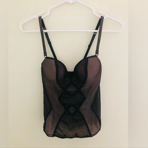 Jezebel ✨️ Women's Sexy Black Bustier Size 34B